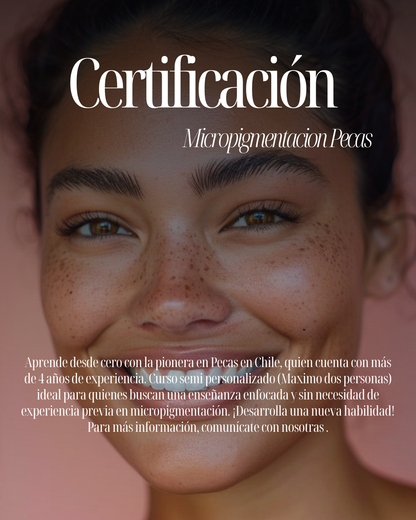 ✨ Curso de Micropigmentación de Pecas  Modalidad: Online