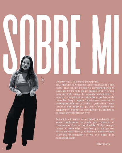 ✨ Curso de Micropigmentación de Pecas  Modalidad: Online